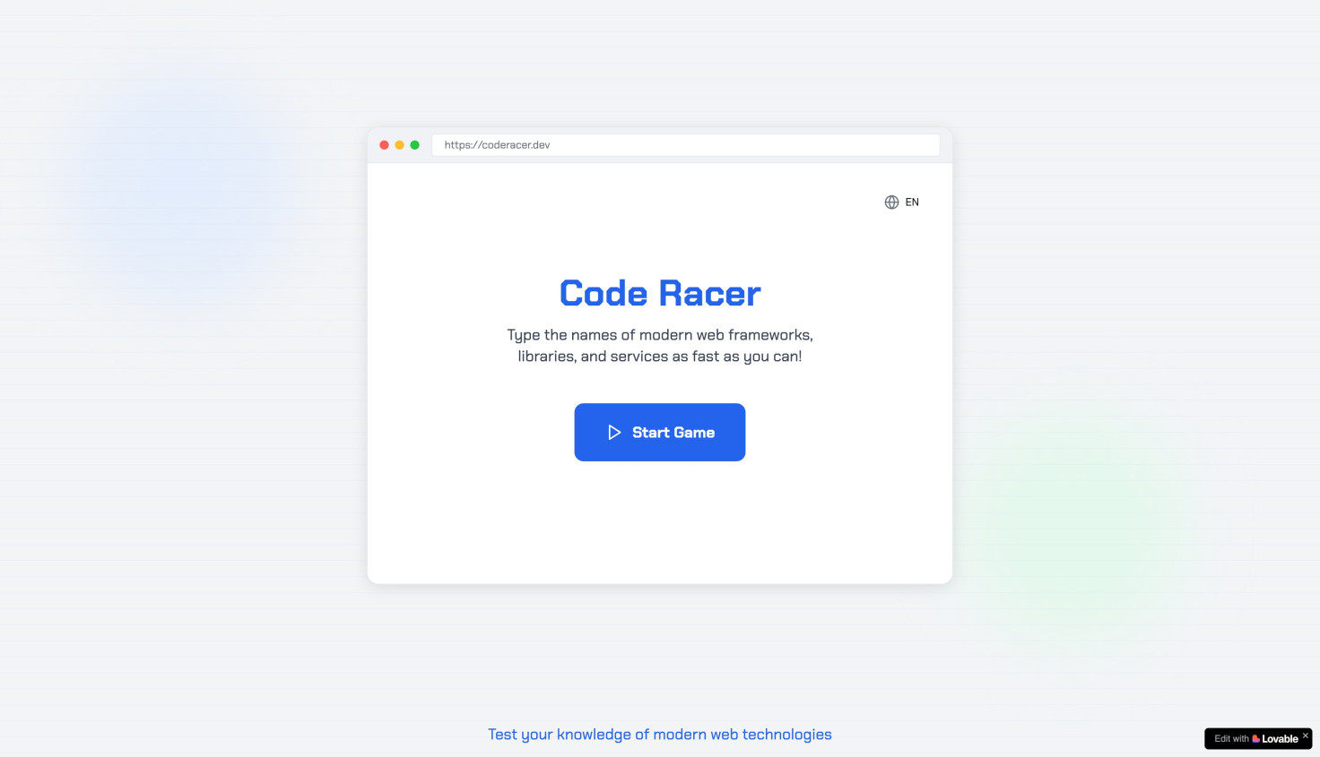 Code Racer