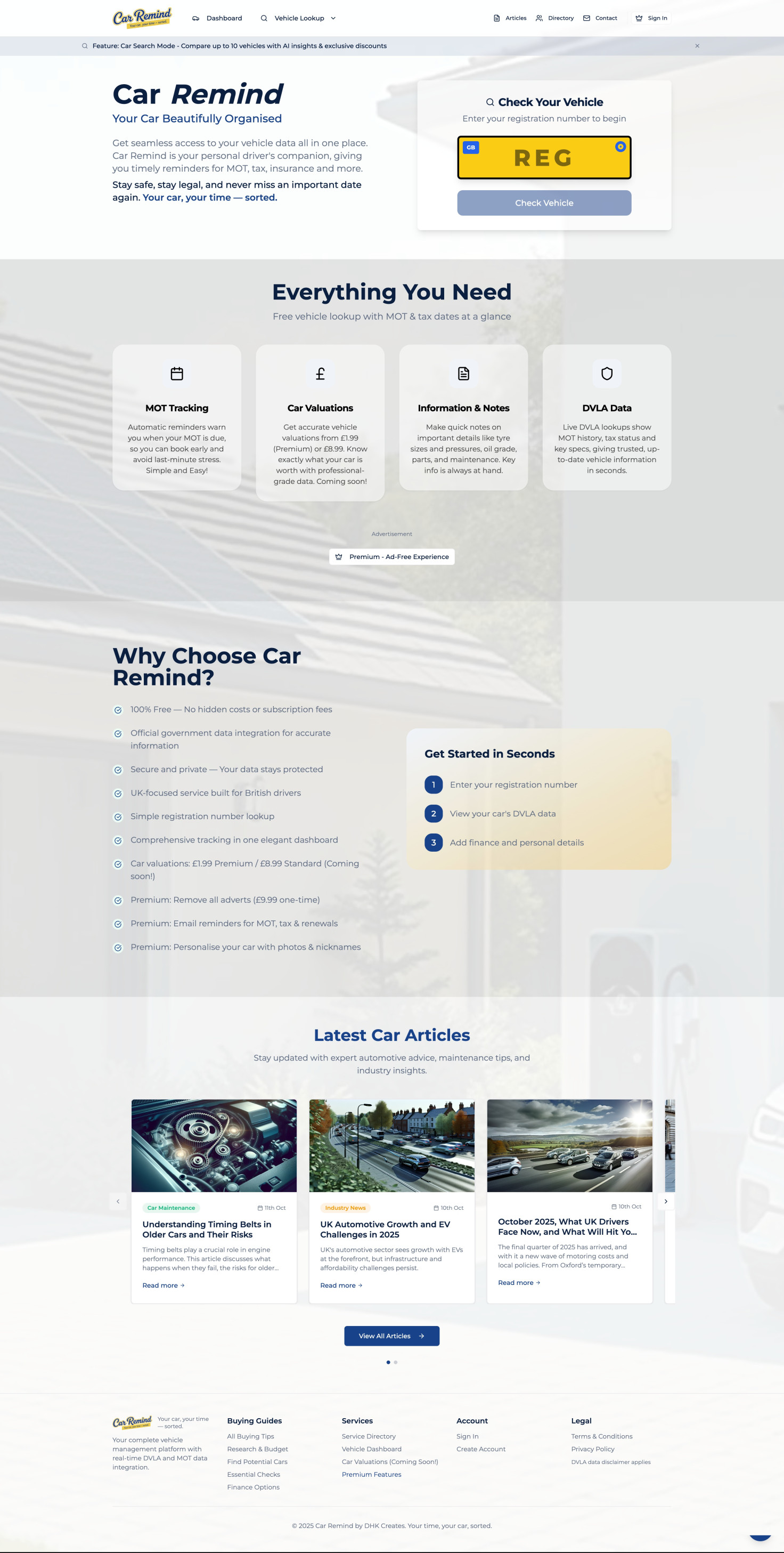 Car Remind — Smarter Car Ownership, Simplified for 2025