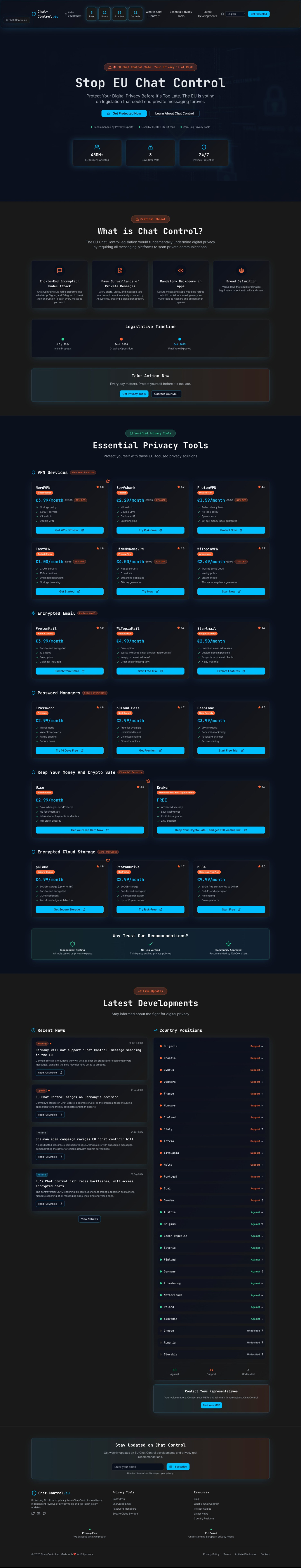 Chat-Control.EU - Protect Your Digital Privacy Before It's Too Late!