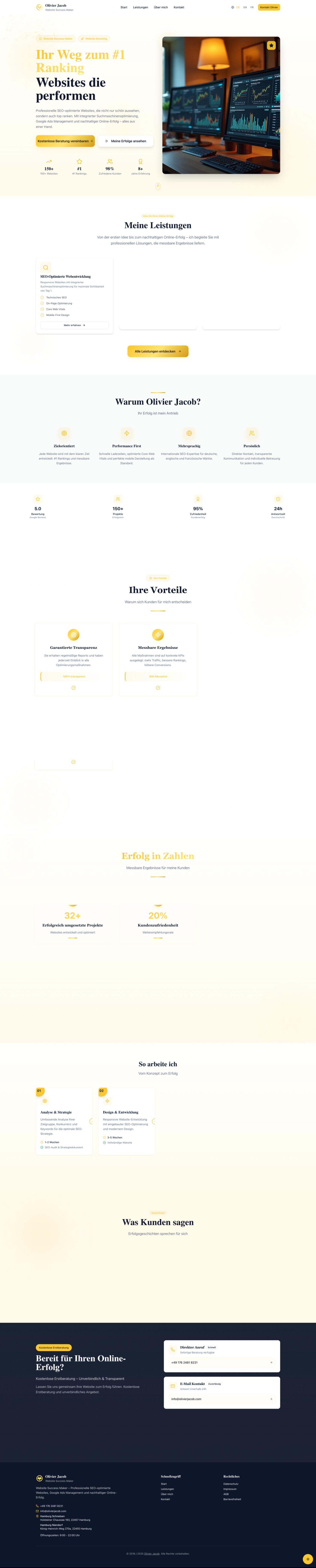 Olivier Jacob Website & SEO Freelancer Hamburg Schnelsen & Niendorf