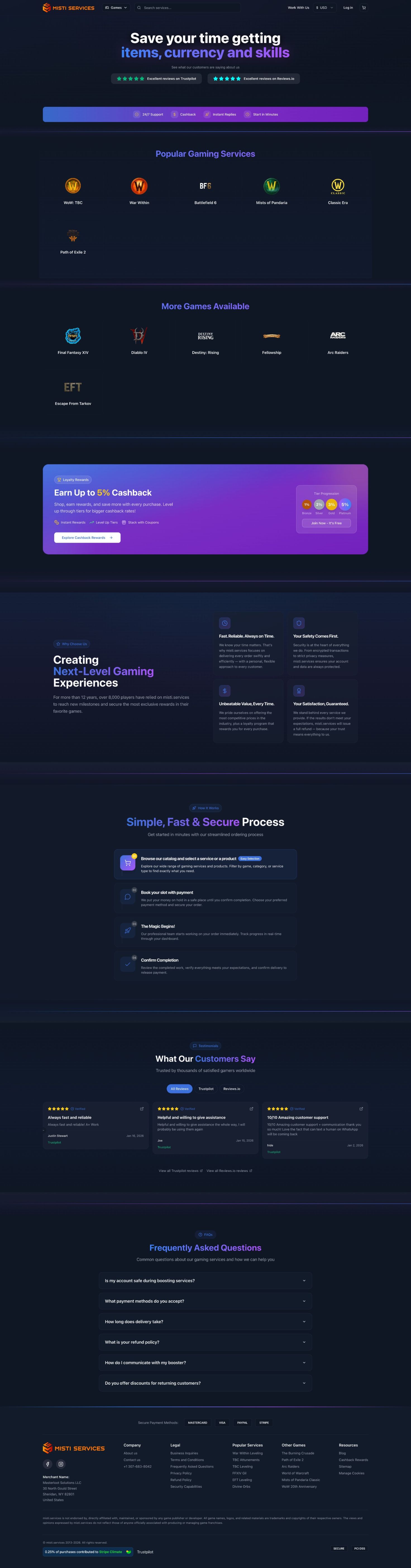 Game Boost Service | Made with Lovable