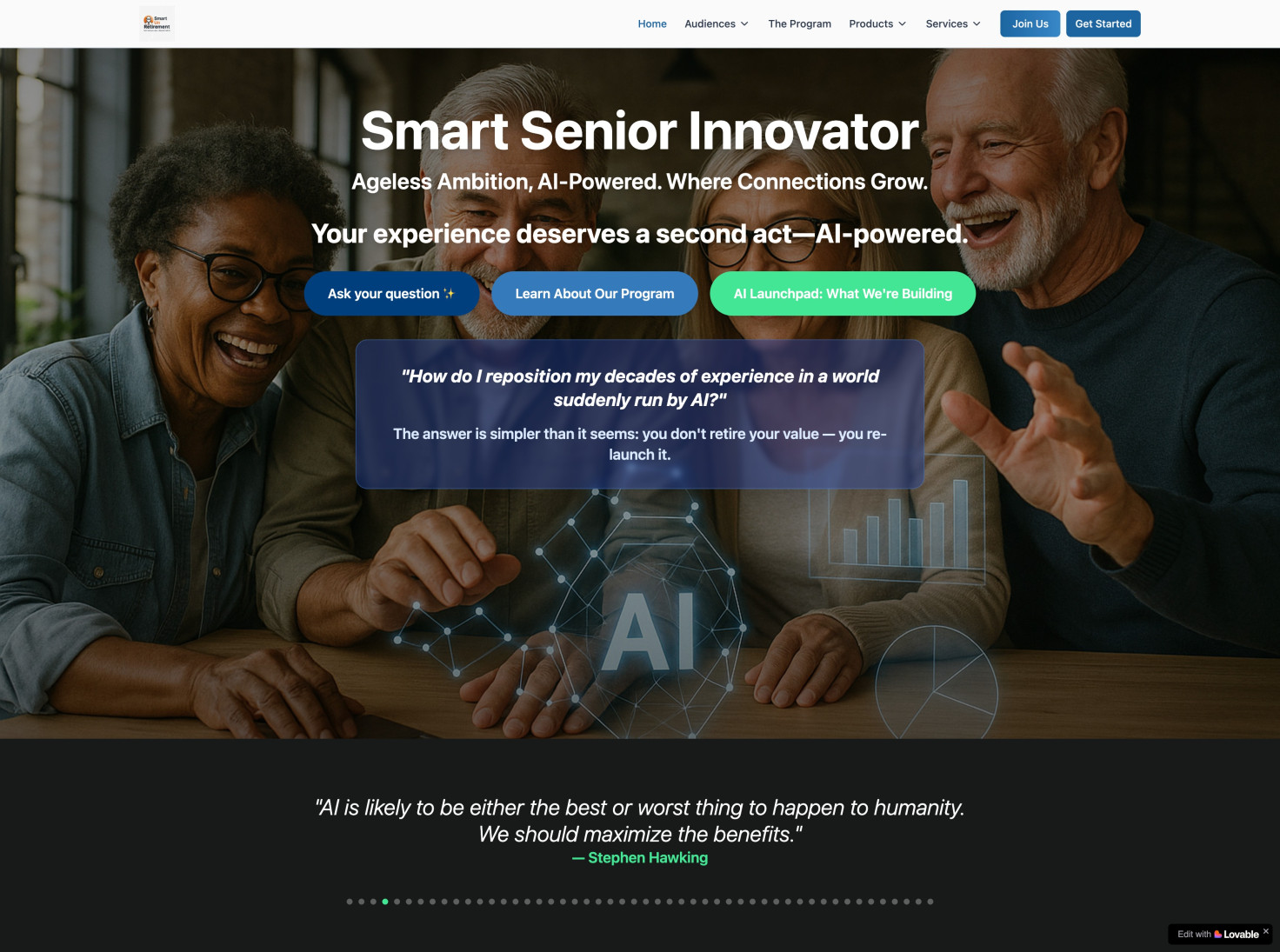 Empower every generation to thrive with AI.