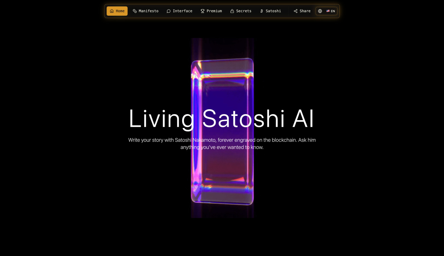 Satoshis Living AI Interface