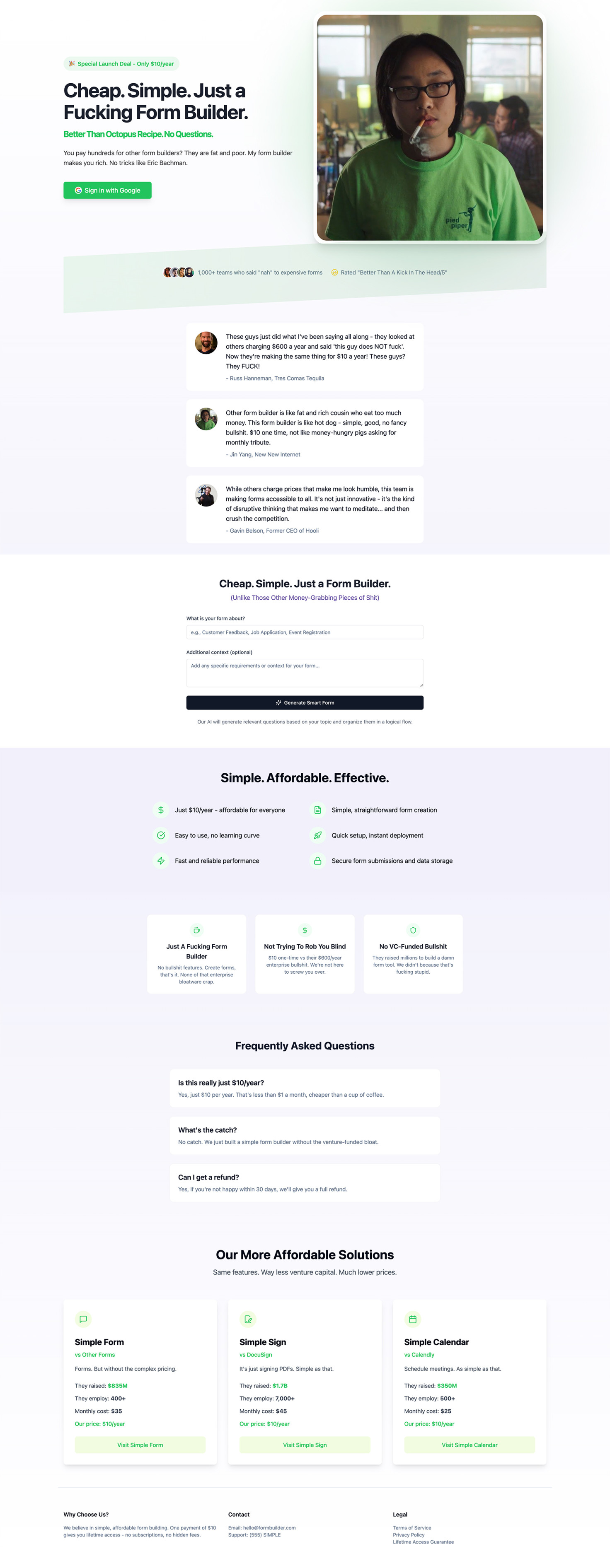 Simple Forms