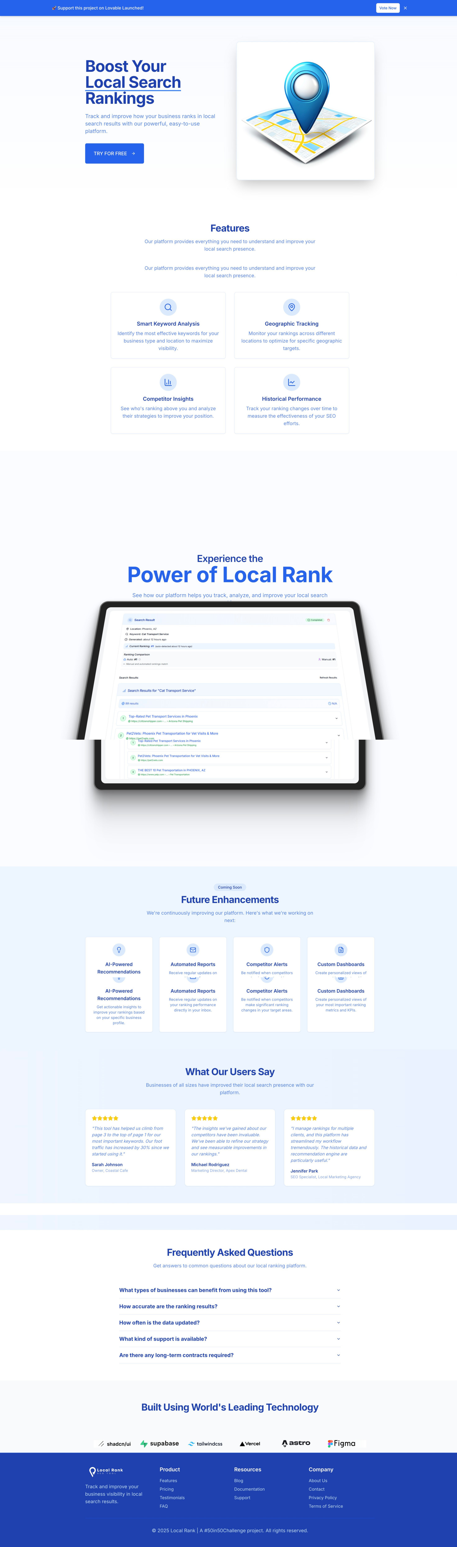 Local SEO Rank