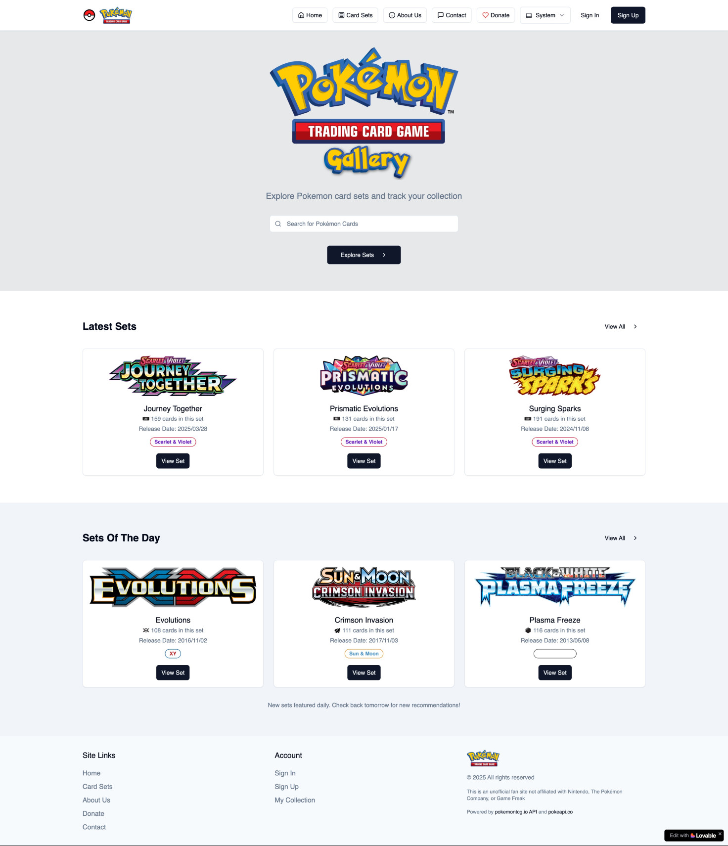 Pokemon TCG Gallery