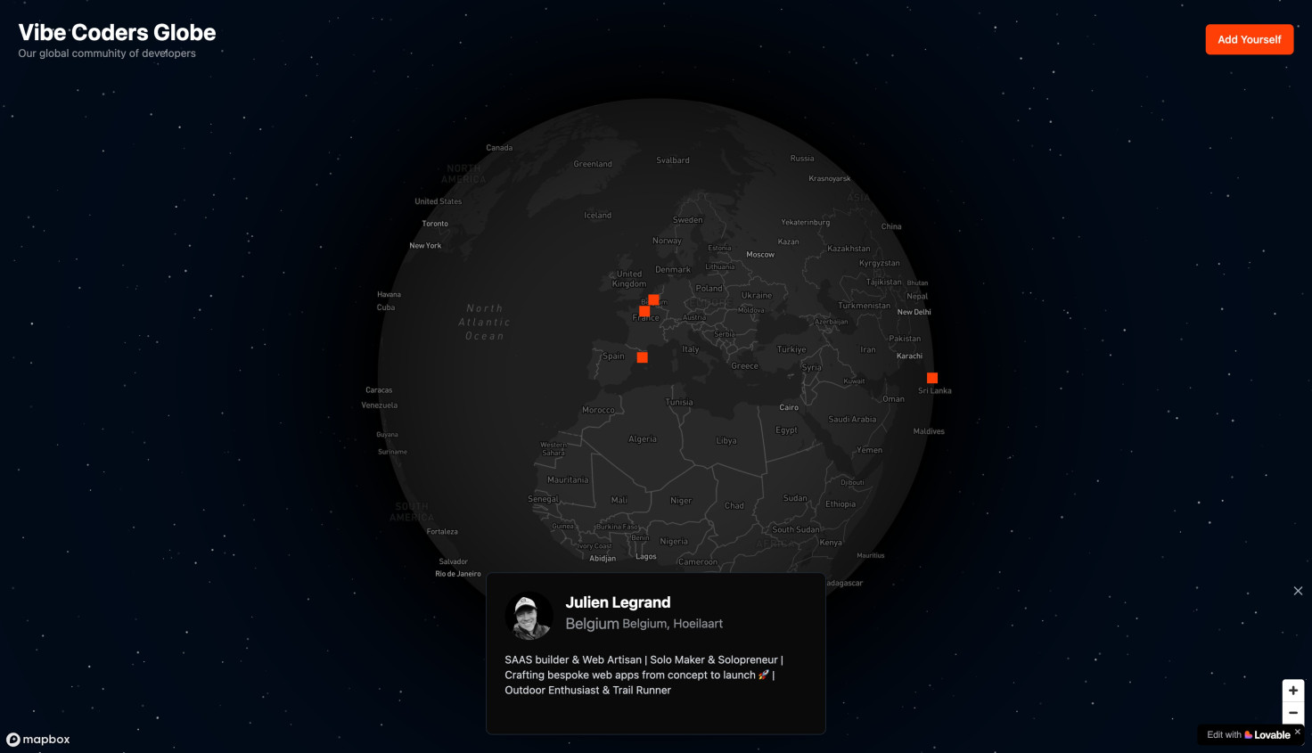 The Vibe Coders Globe