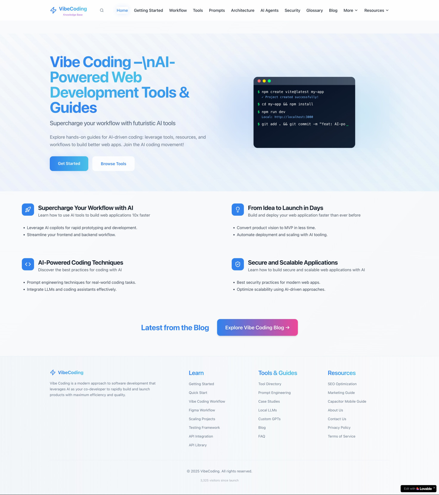 Vibe coding knowledgebase