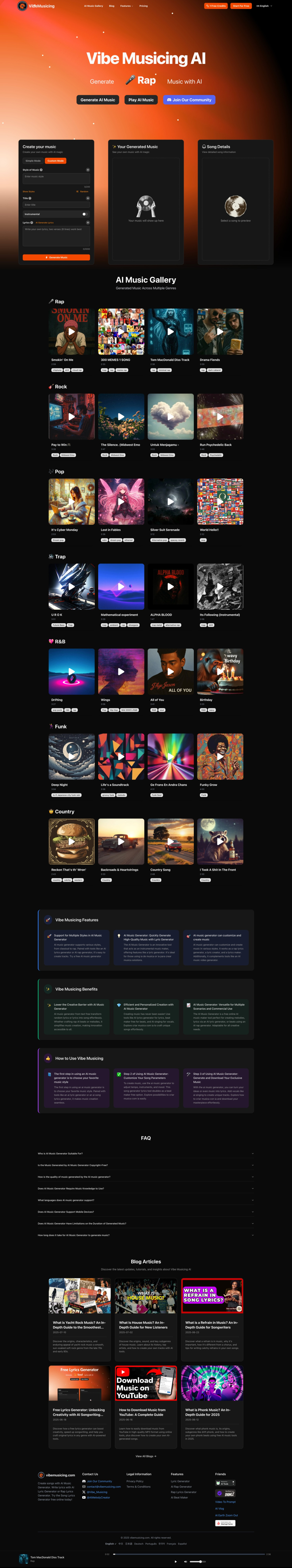 Vibe Musicing AI