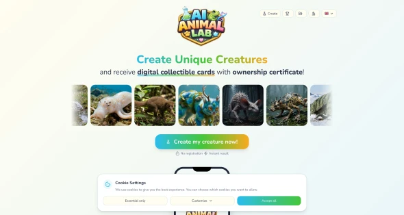 AI Animal Lab | Create Your Own Creature