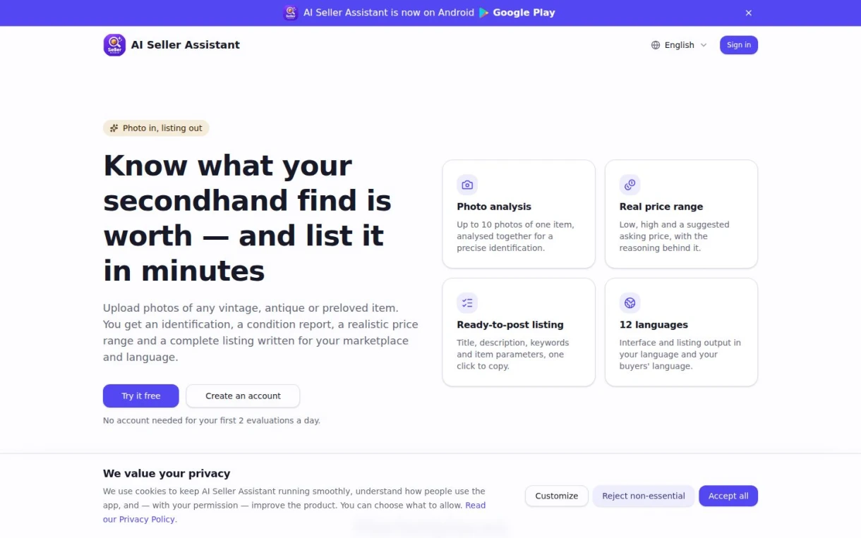 AI Seller Assistant