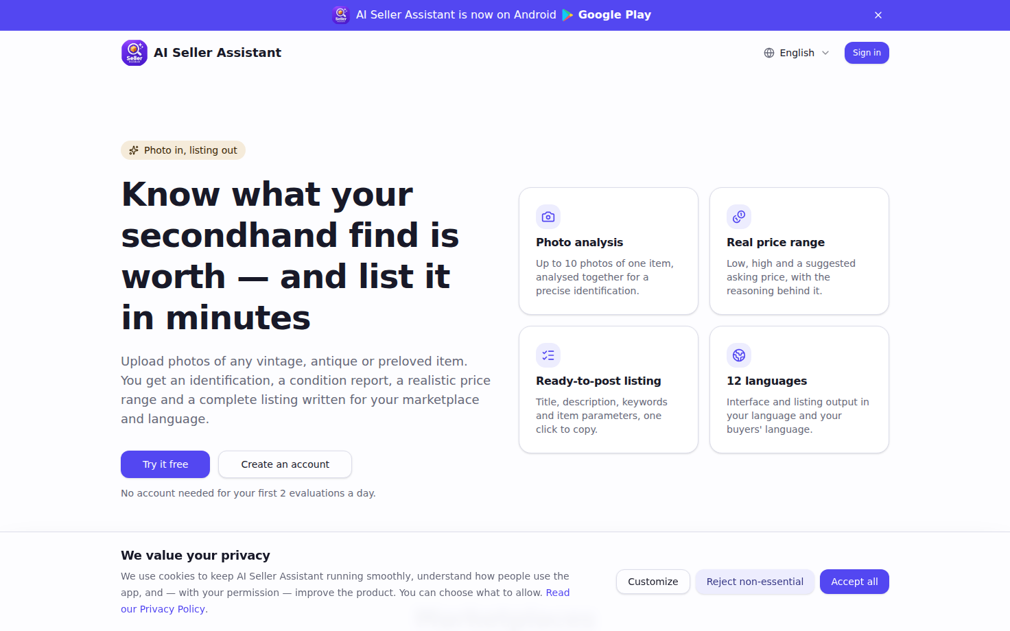AI Seller Assistant