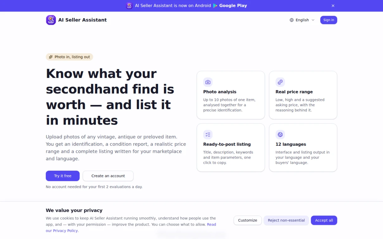 AI Seller Assistant