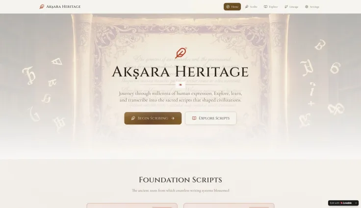 Ancient Indian Scripts