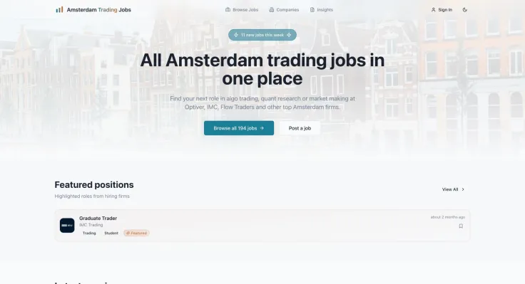 Amsterdam Trading Jobs