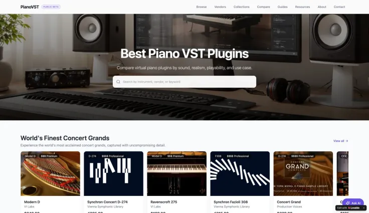 Virtual Piano Directory