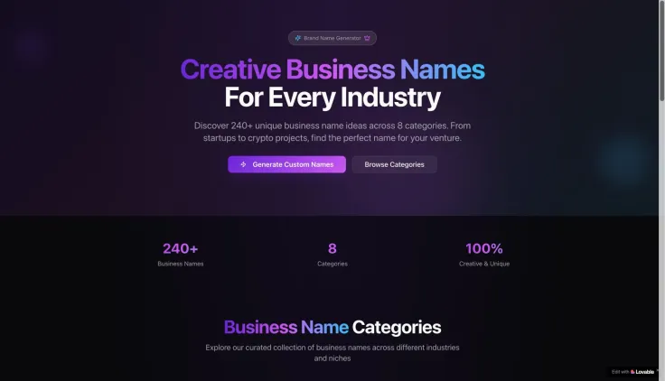 brand name generator