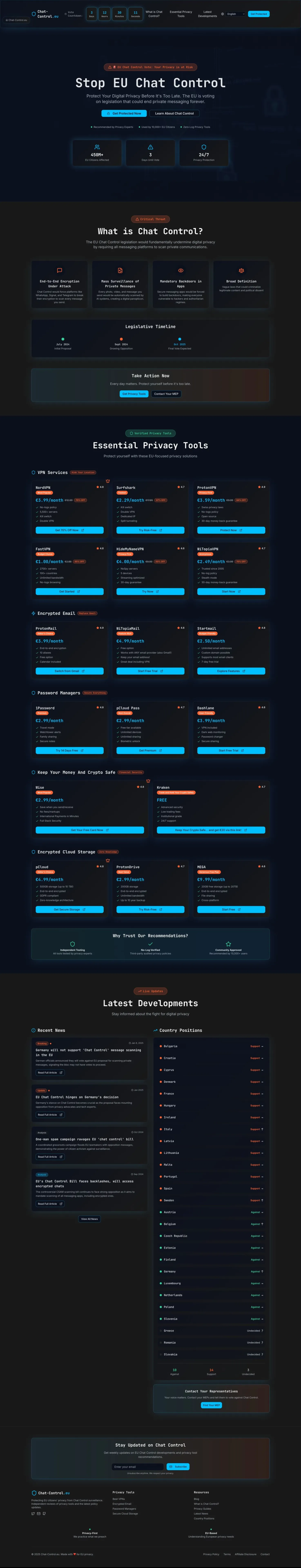 Chat-Control.EU - Protect Your Digital Privacy Before It's Too Late!