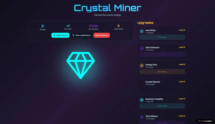Crystal Miner