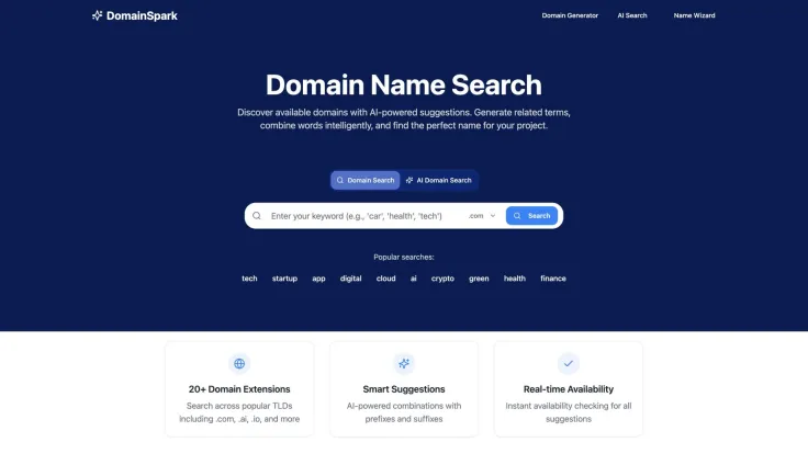 Domain Name Search Tool