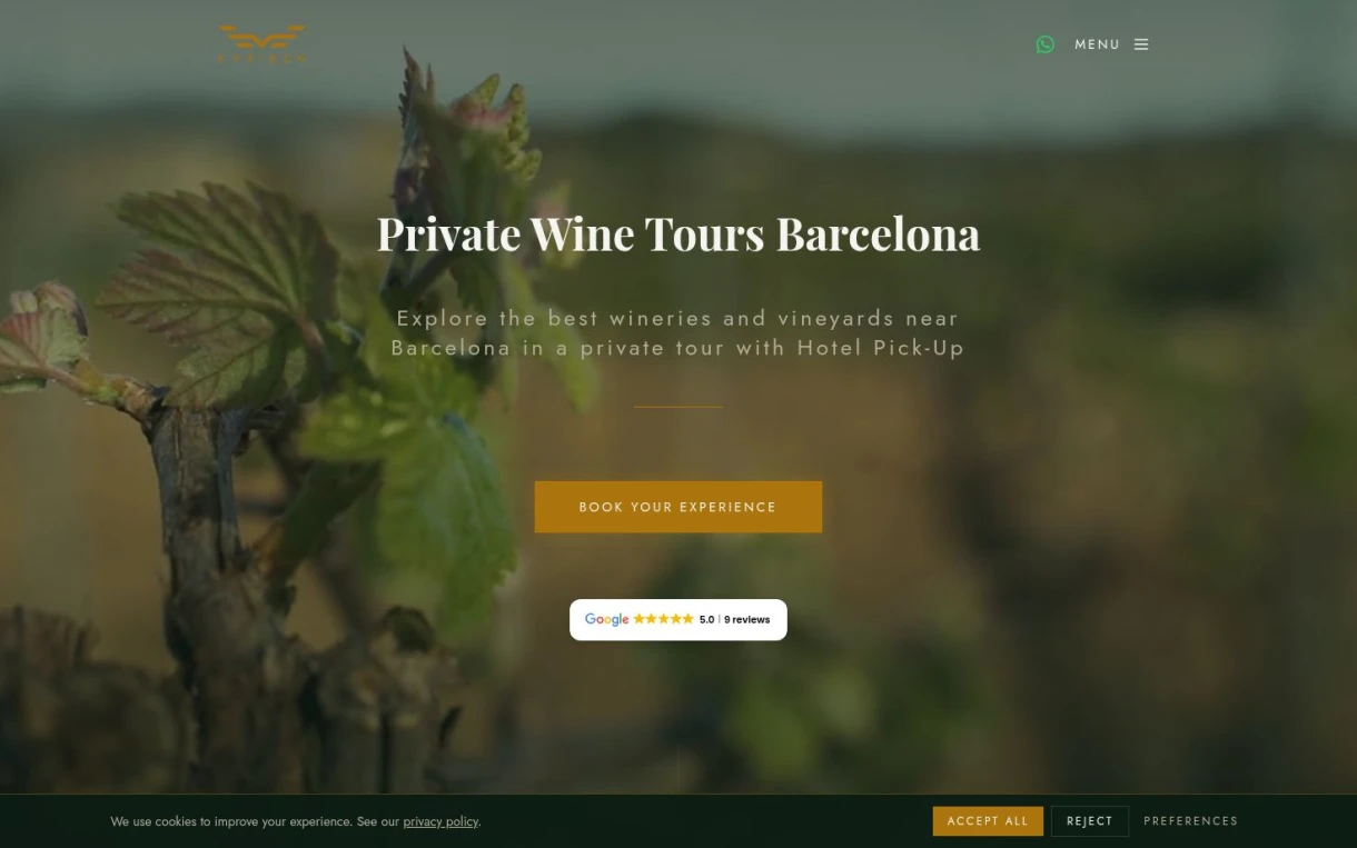 EVE BCN Private Wine and Cava Tours Barcelona