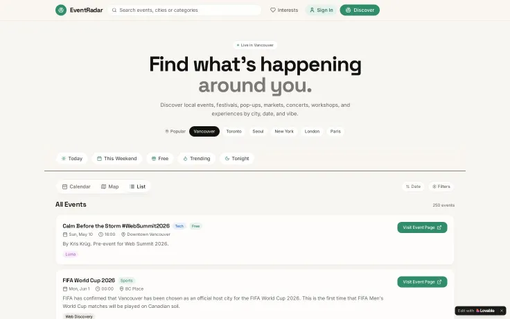 Eventrader.lovable.app