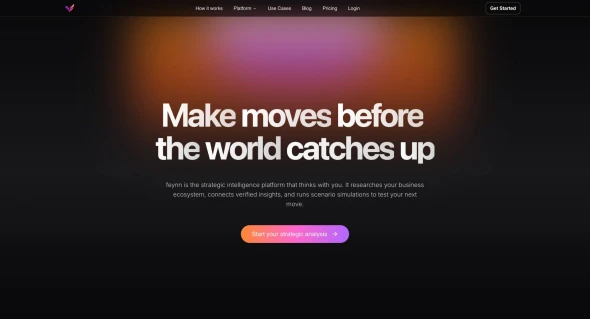feynn - Strategic Intelligence Platform