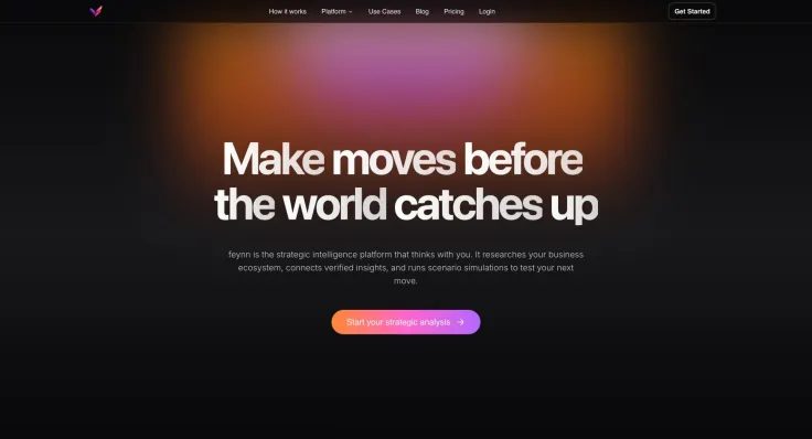 feynn - Strategic Intelligence Platform
