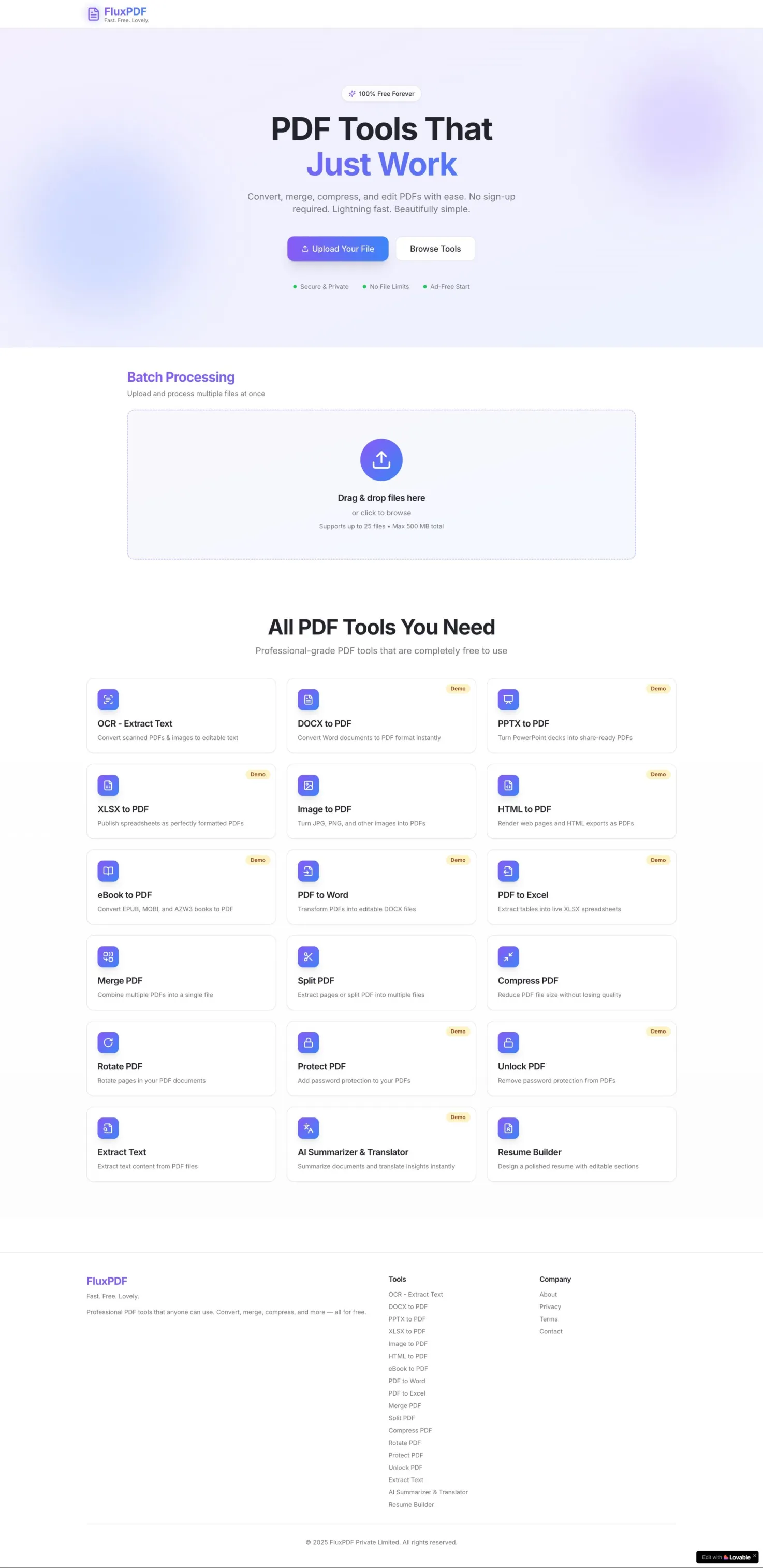 Flux PDF Studio