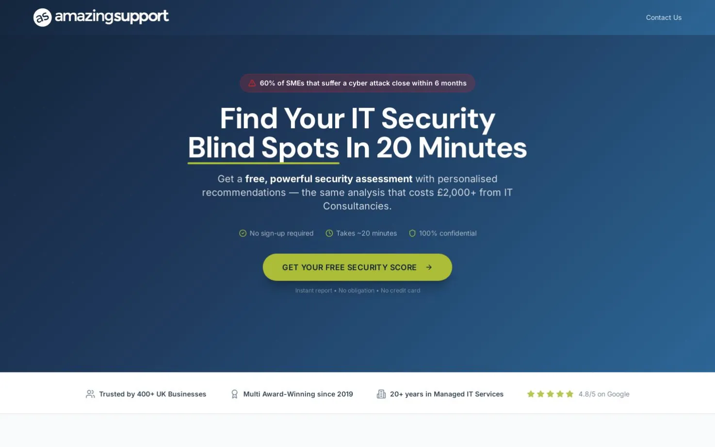 Free IT Audit Report - Security Assessment