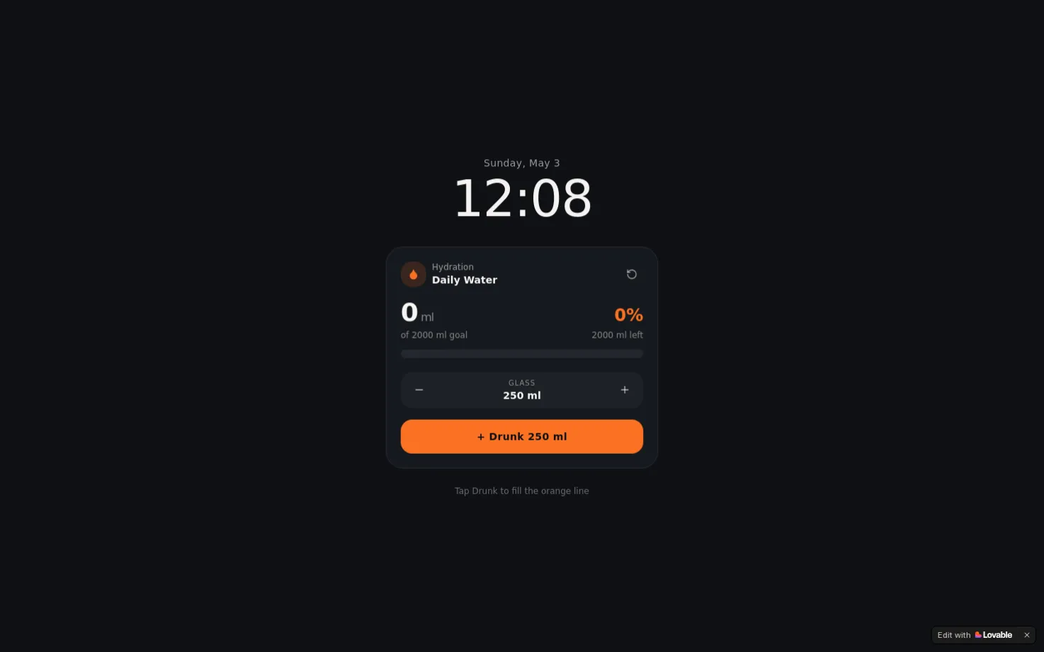 Hydration Hero : water tracker