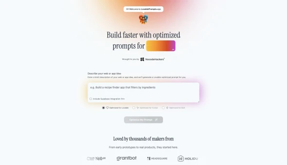 Lovable Prompt Creator