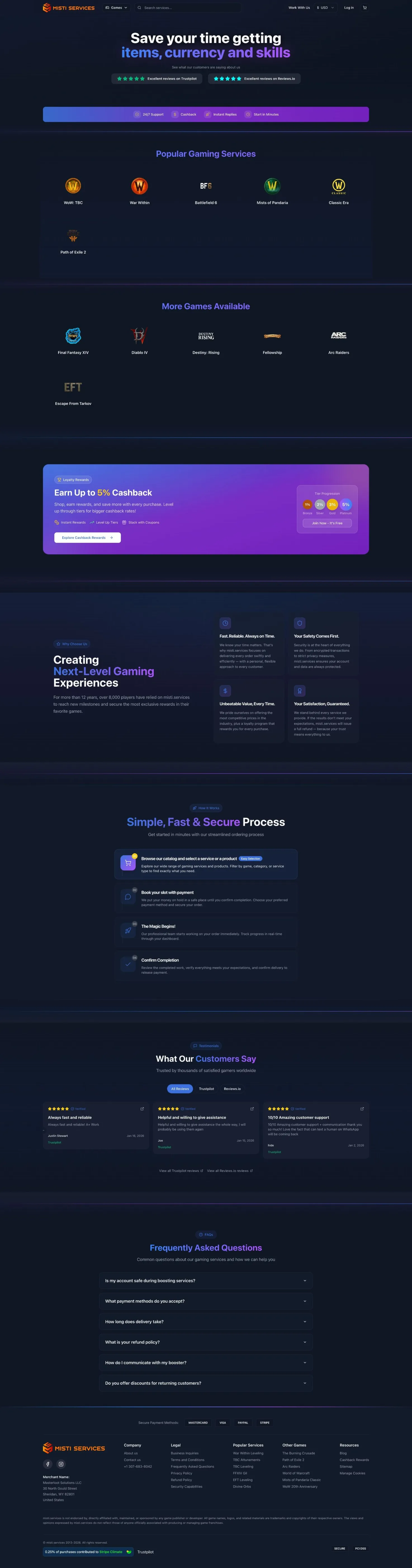 Game Boost Service