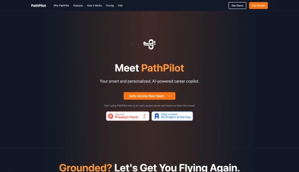 PathPilot — Your smart and personalized, AI-powered career copilot.