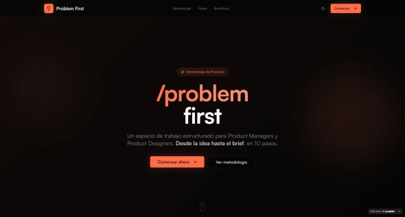 Problem First