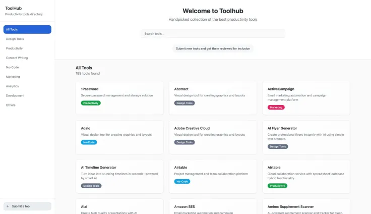 Productivity Tools Directory