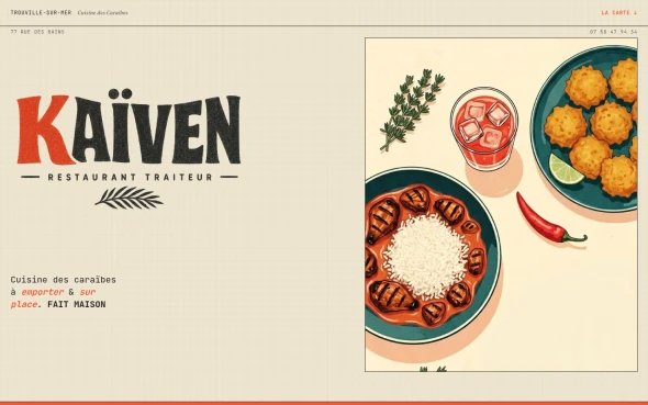 Restaurant caraïbes : Kaiven