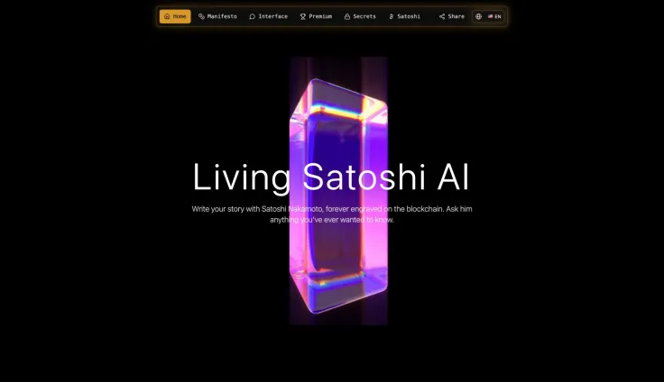 Satoshis Living AI Interface