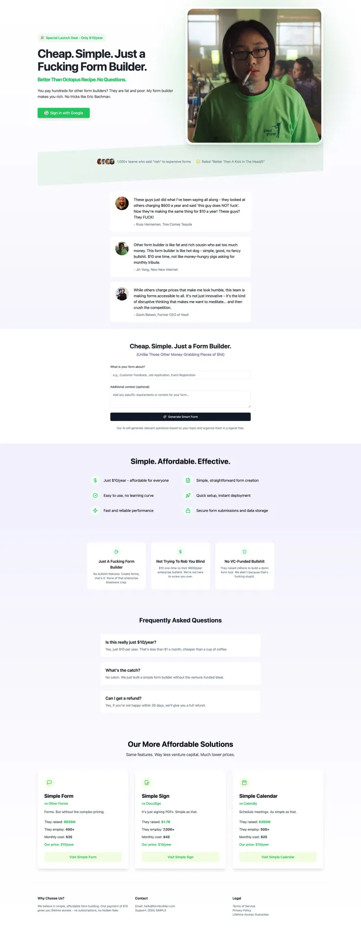Simple Forms