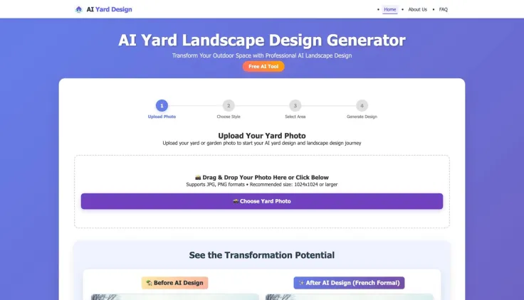 ai yard landscape design