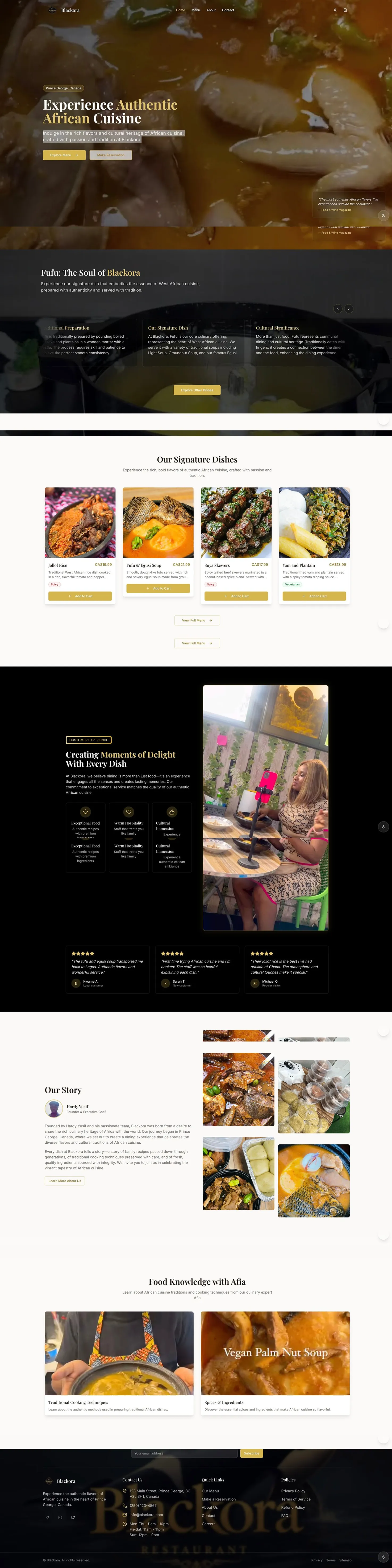 Blackora Restaurant
