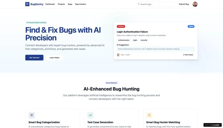 BugSentry