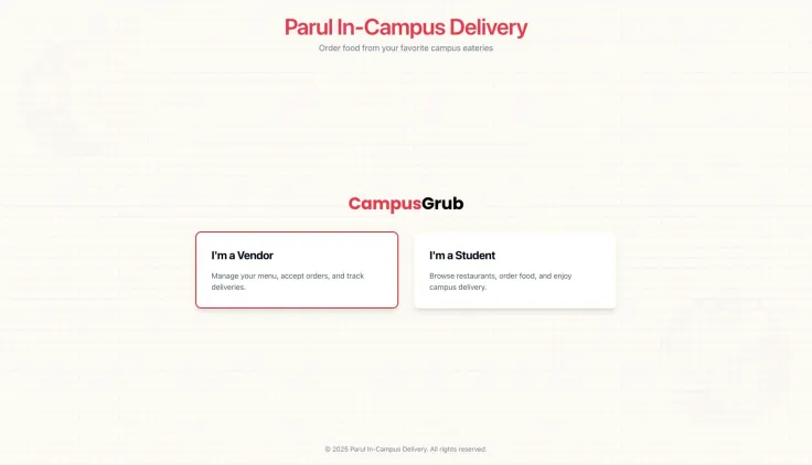 Parul In-Campus Delivery