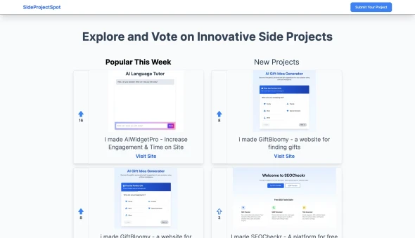 Side Project Spot