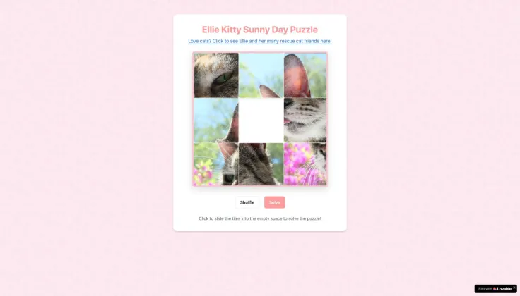 Ellie Kitty Sunny Day Puzzle