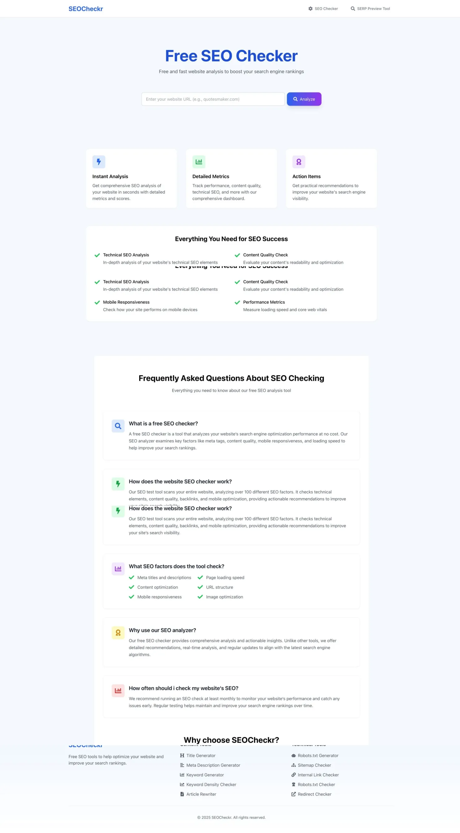SEO Checker