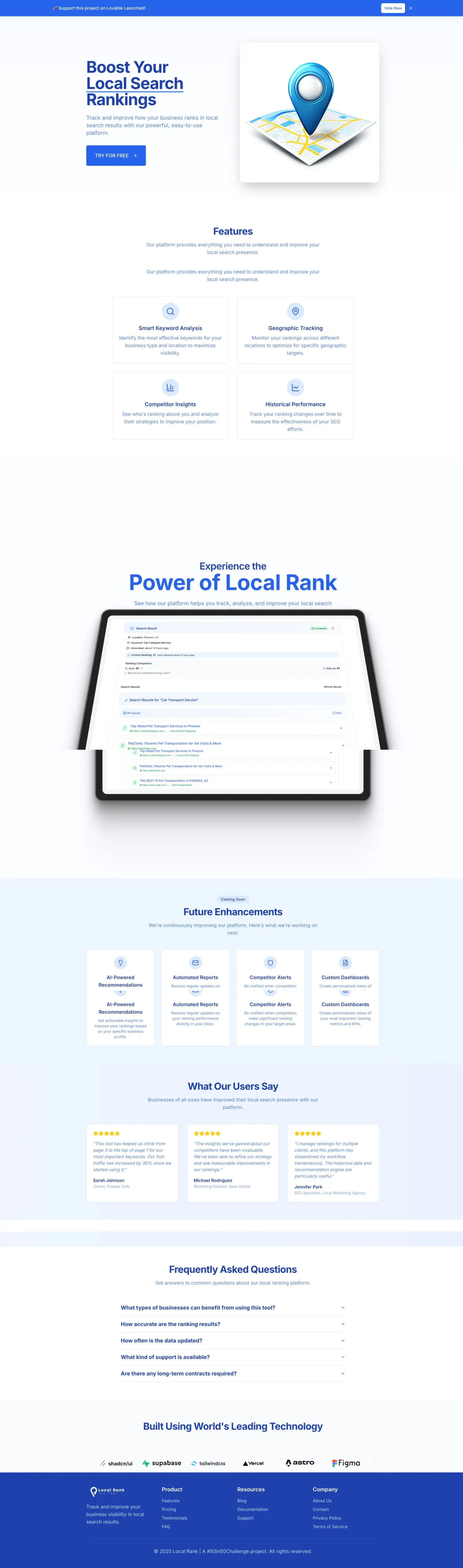 Local SEO Rank