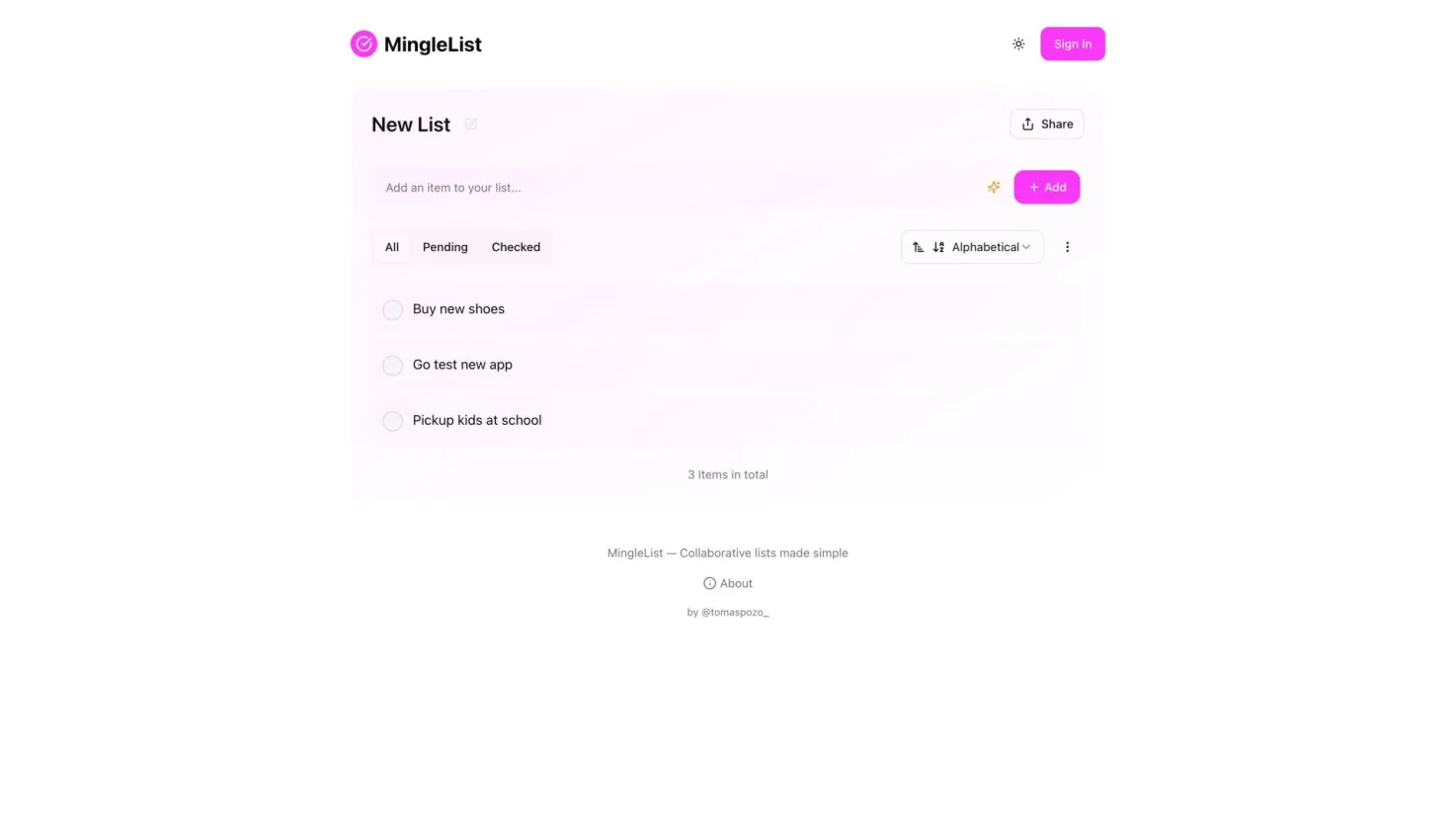 MingleList