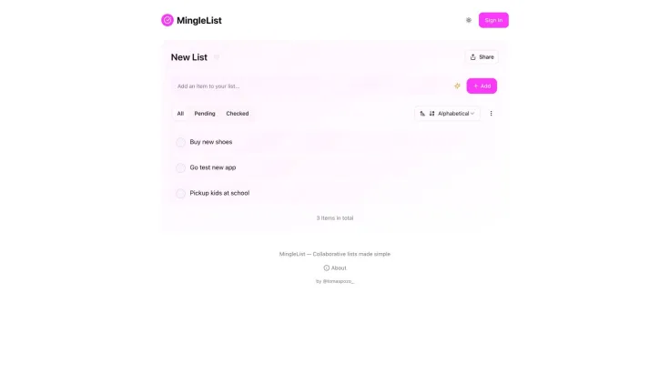 MingleList