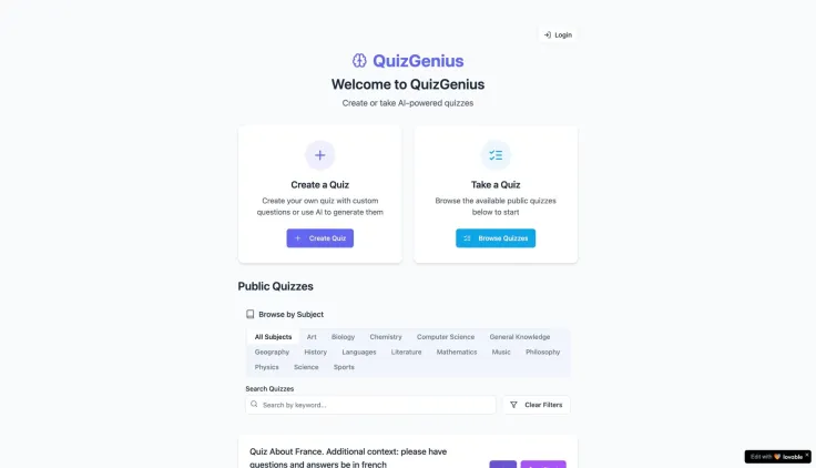 QuizGenius